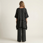 Ensemble rayé en mélange coton-lin Kiara - Maison Flavigny