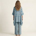 Ensemble rayé en mélange coton-lin Kiara - Maison Flavigny