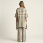 Ensemble rayé en mélange coton-lin Kiara - Maison Flavigny