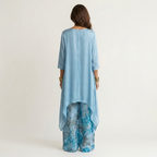 Ensemble deux pièces asymétrique en coton Cariola - Maison Flavigny