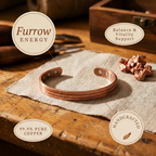 Bracelet en cuivre Furrow - Maison Flavigny