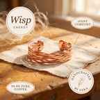 Bracelet en cuivre Wisp - Maison Flavigny