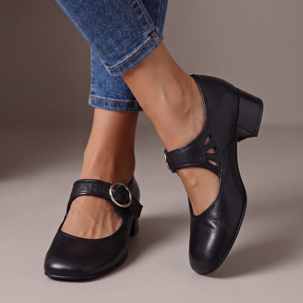 Sandales en cuir Josephine - Maison Flavigny