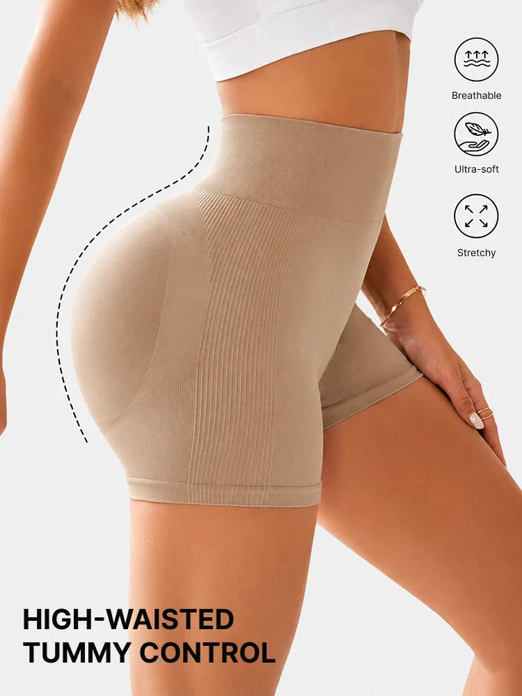 Lot de 4 shortys gainants côtelés effet push-up