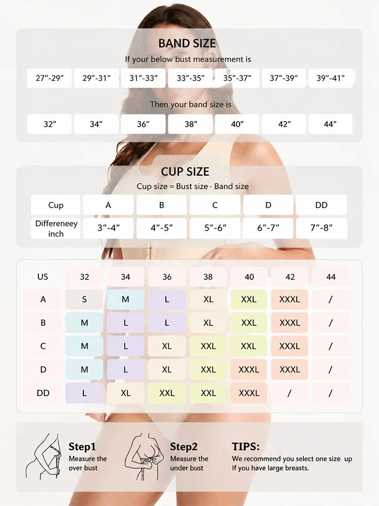 Soutien-gorge push-up sans couture femme, effet maintien du dos
