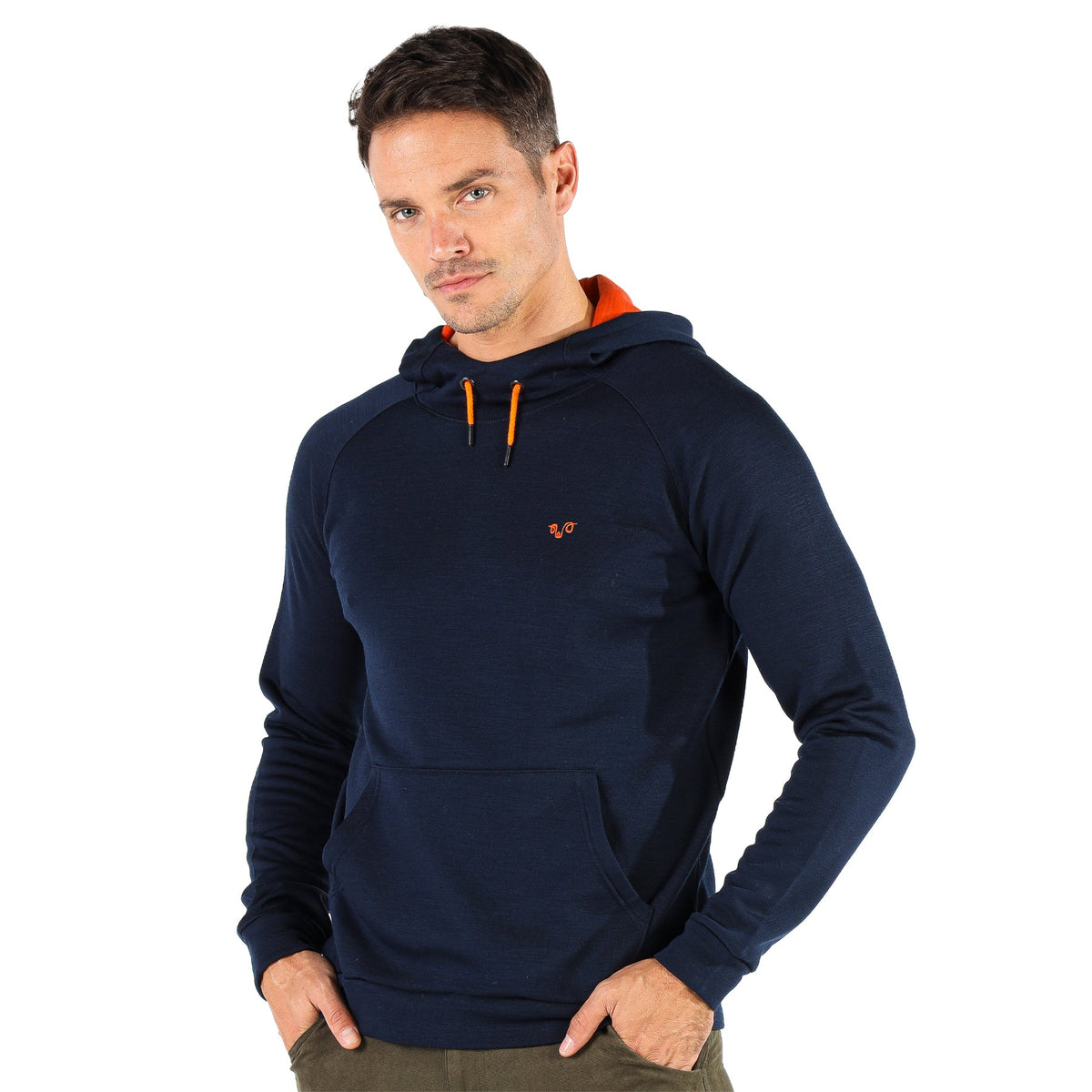 Sweat à capuche en laine mérinos Scout - Maison Flavigny