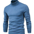 Pull à col roulé en maille - Maison Flavigny