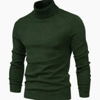 Pull à col roulé en maille - Maison Flavigny