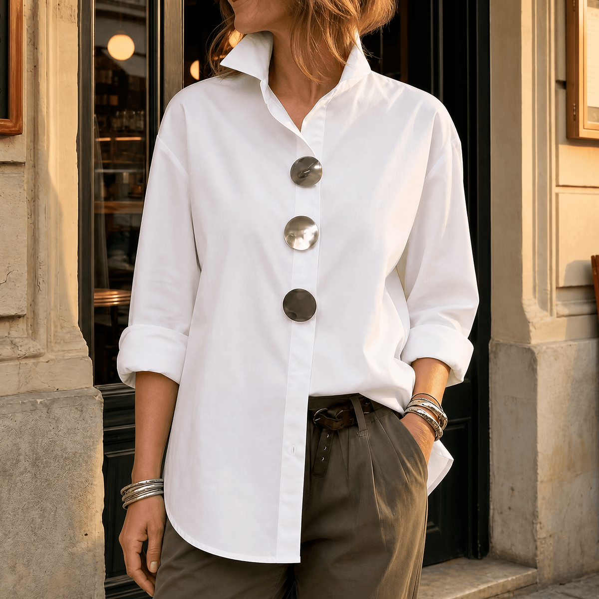 Blouse affirmée Peggy - Maison Flavigny