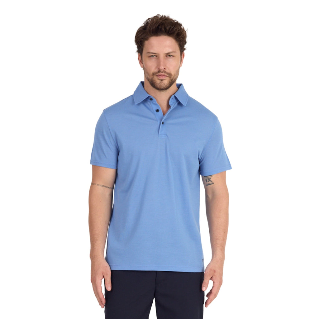 Polo décontracté en laine mérinos - Maison Flavigny