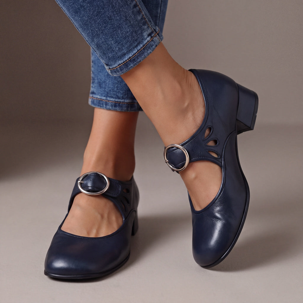 Sandales en cuir Josephine - Maison Flavigny