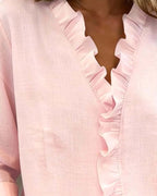 Blouse à volants Solange - Maison Flavigny