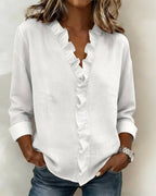 Blouse à volants Solange - Maison Flavigny