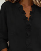 Blouse à volants Solange - Maison Flavigny