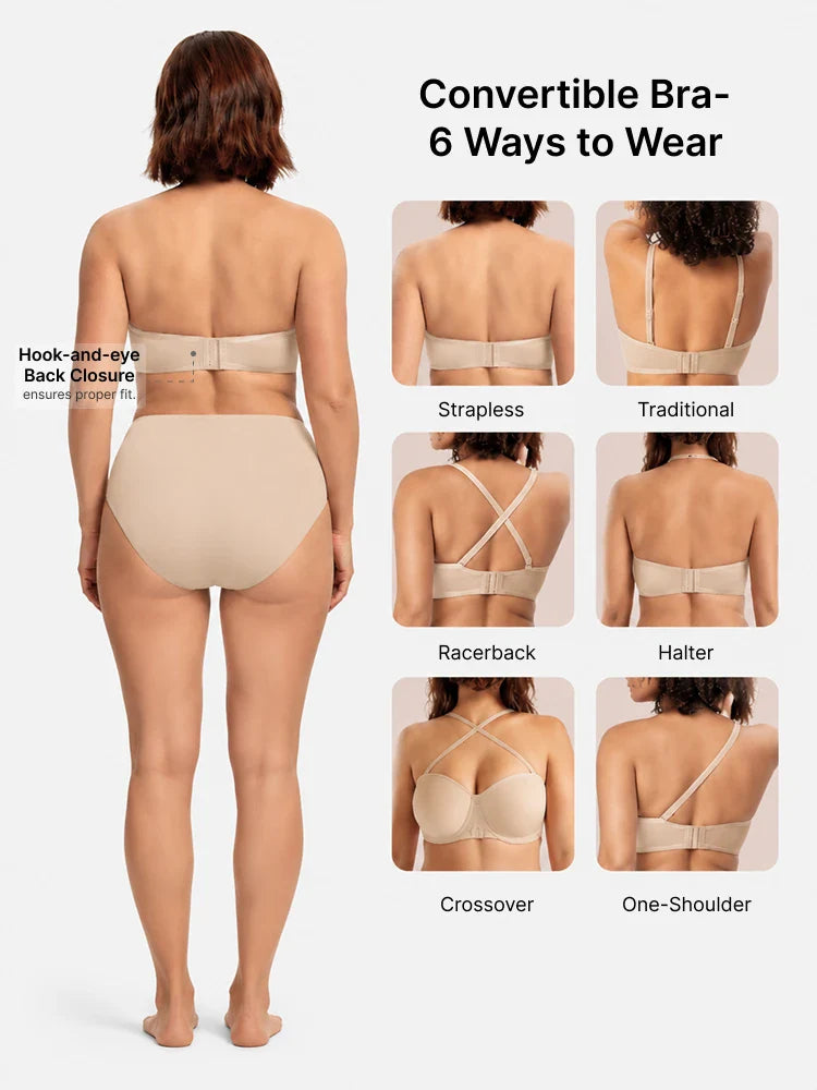 Soutien-gorge balconnet bandeau à armatures en tulle transparent